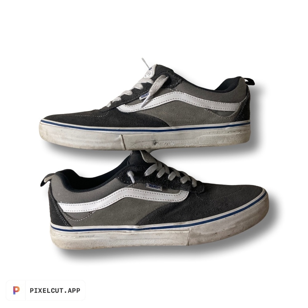 Vans Kyle Walker Skate Shoes Gray and White Size 11.5
